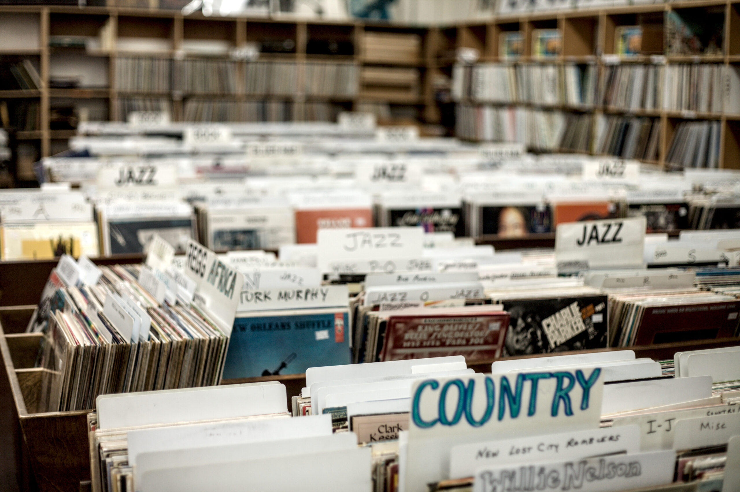 Photo of the main record stacks.